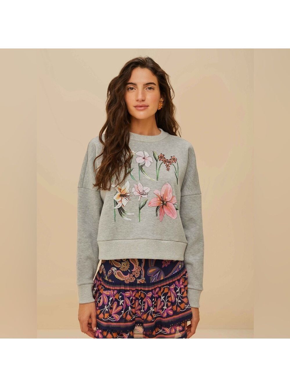 Farm Rio Farm Rio Flowers Pullover